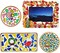 500g Glue Down Irregular Tiny Mosaic Tile Hobbies Children Handmade Crystal Craft for Bathroom Kitchen Home Decoration DIY Art Projects,0.4X0.4 Inch(Mixed Color Series)